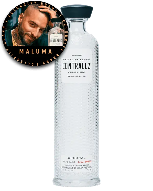 Contraluz Mezcal Artesanal Cristalino Espadin by Maluma