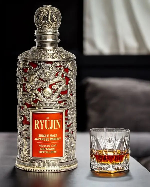 Ryujin Single Malt Japanese Whisky Mizunara Cask by Nirasaki Distillery