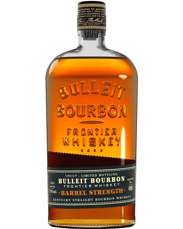 Bulleit Frontier Bourbon Barrel Strength Kentucky Straight Bourbon Whiskey