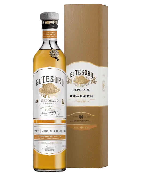 El Tesoro Tequila Reposado Mundial Collection: Basil Hayden Toast Edition