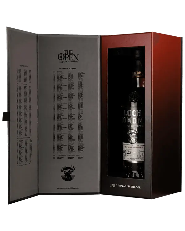 Loch Lomond 2000 The Open Course Collection 151 Royal Liverpool Organic 22 Year Old Single Malt Scotch Whisky