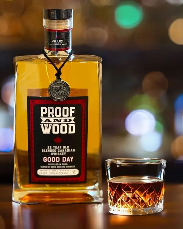 Proof & Wood Good Day 22 Year Old Blended Canadian Whiskey