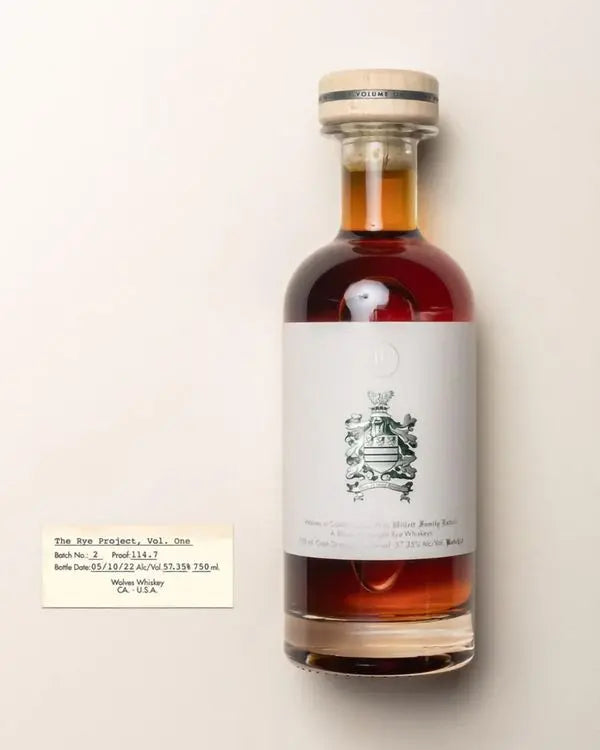 The Wolves Rye Project Vol. One The Willett Family Estate Straight Rye Whiskey