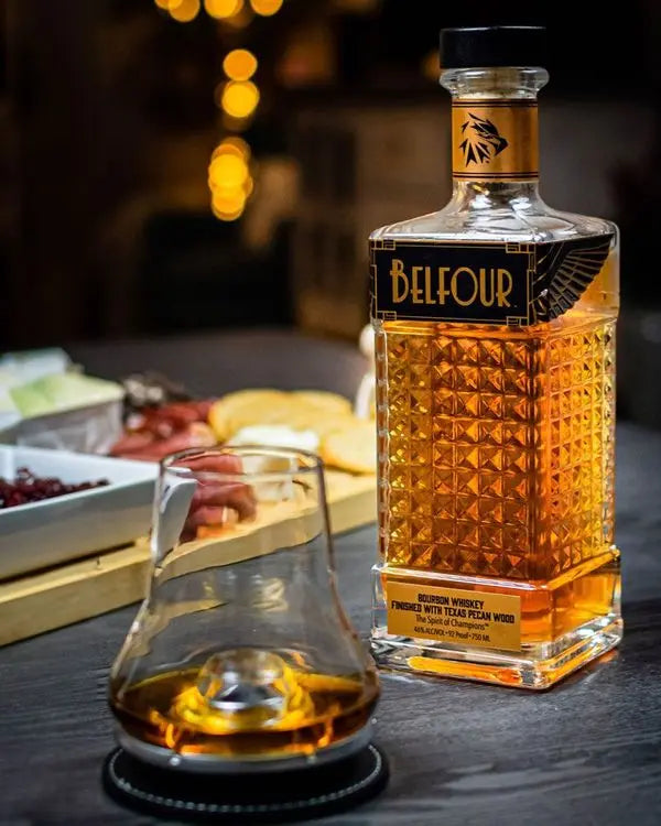 Belfour Bourbon Whiskey Finished With Texas Pecan Wood