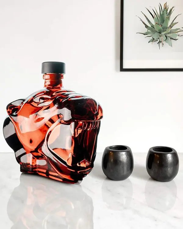 Cabal Mezcal Artesanal Joven Salmiana 'Jaguar Head'