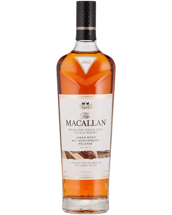 The Macallan James Bond 007 60th Anniversary Release Decade IV Single Malt Scotch Whisky