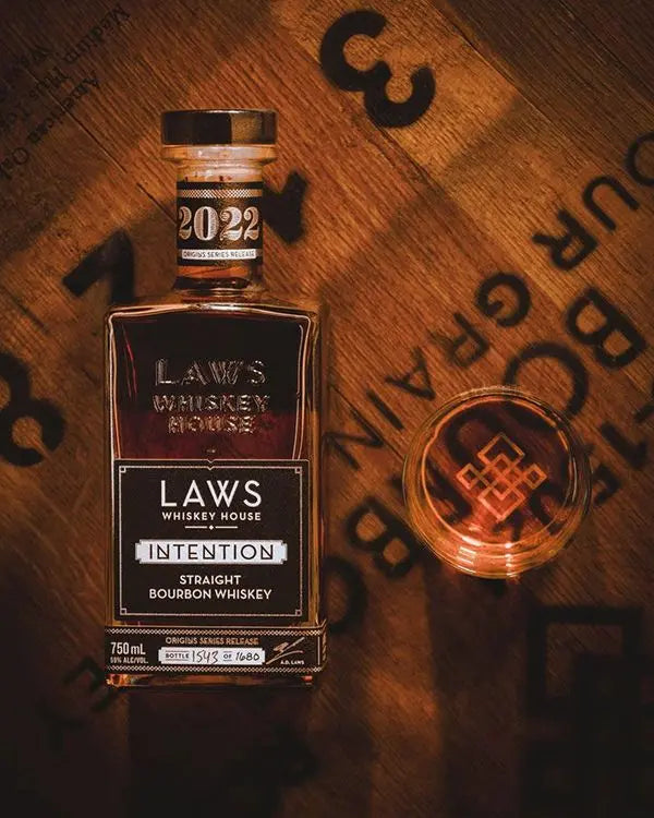 Laws Whiskey House 'Intention' Straight Bourbon Whiskey 2022 Origins Series Release