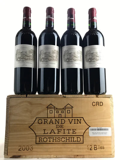 2003 Chateau Lafite Rothschild, Pauillac, Case of 12 btls, [Banded]