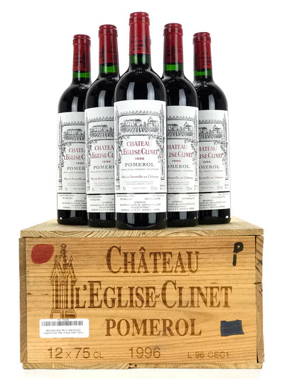 1996 Chateau L'Eglise-Clinet, Pomerol, Case of 12 btls
