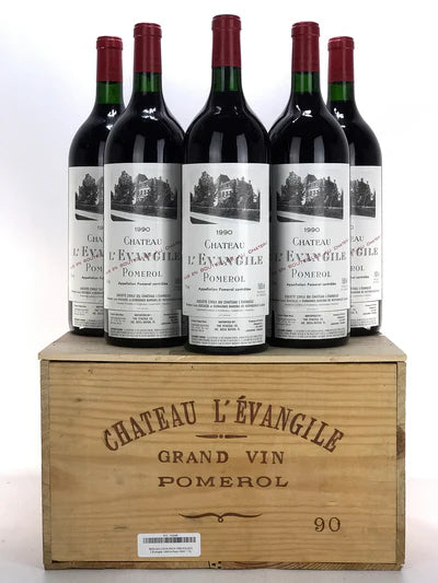1990 Chateau L'Evangile, Pomerol, Case of 6 Magnum