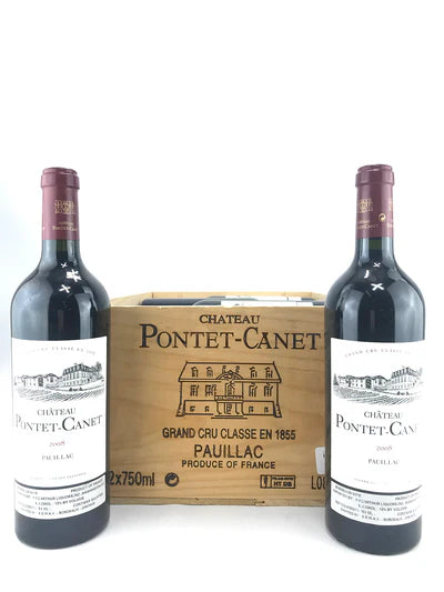 2008 Chateau Pontet-Canet, Pauillac, Case of 12 btls, Case of 12 btls
