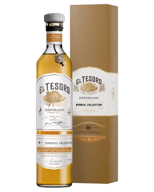 El Tesoro Tequila Reposado Mundial Collection: Basil Hayden Toast Edition