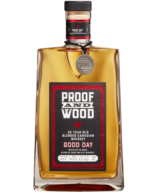 Proof & Wood Good Day 22 Year Old Blended Canadian Whiskey
