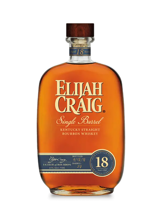Elijah Craig 18-Year-Old Single Barrel Kentucky Straight Bourbon Whiskey