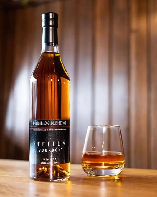Stellum Equinox Blend #1 Bourbon Cask Strength Blend of Straight Bourbon Whiskeys