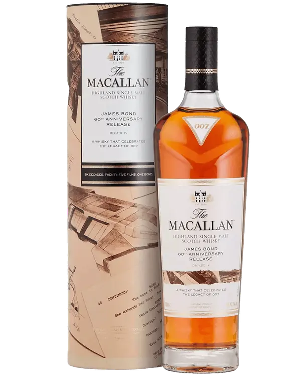 The Macallan James Bond 007 60th Anniversary Release Decade IV Single Malt Scotch Whisky