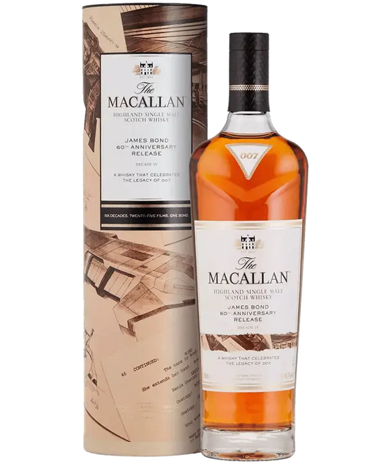 The Macallan James Bond 007 60th Anniversary Release Decade IV Single Malt Scotch Whisky