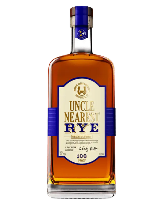 Uncle Nearest Straight Rye Whiskey 100 Proof