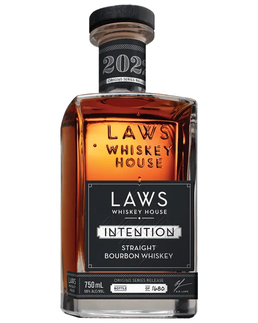 Laws Whiskey House 'Intention' Straight Bourbon Whiskey 2022 Origins Series Release